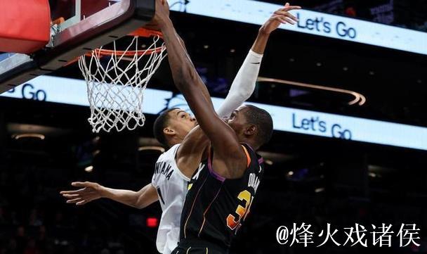 文班亚马砍42分马刺击败老鹰 杜兰特37+10太阳不敌步行者